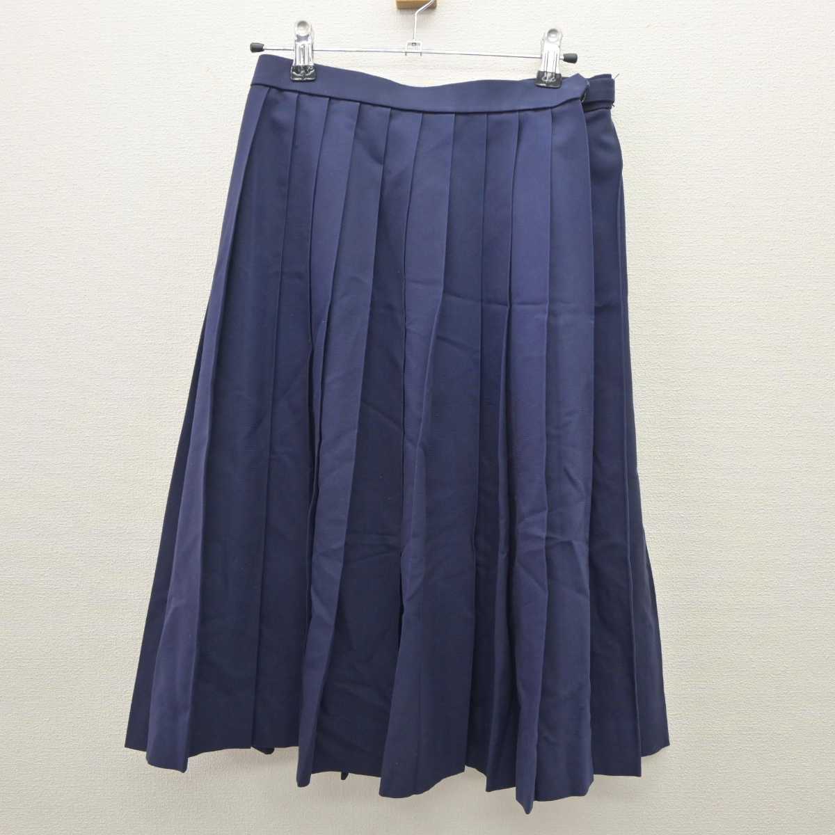 【中古】山口県 島田中学校 女子制服 3点 (セーラー服・スカート) sf060018