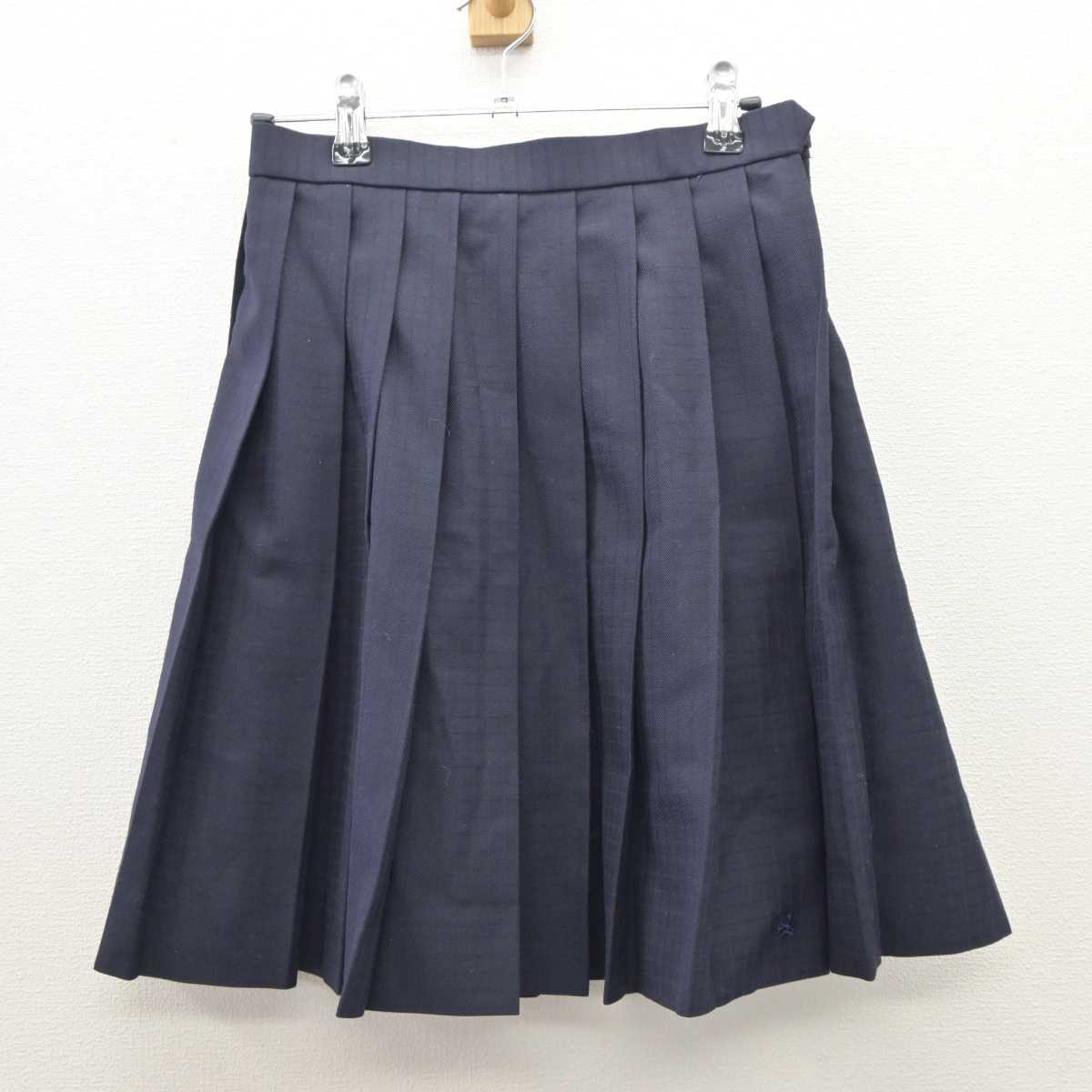 【中古】京都府 京都共栄学園高等学校 女子制服 2点 (スカート) sf060023