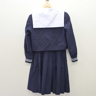 【中古】栃木県 真岡女子高等学校 女子制服 4点 (セーラー服・その他アイテム・スカート) sf060026