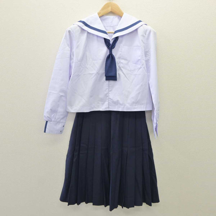 I406/Y(中古)福島県 東和中学校 女子制服5点 /大きめ/170A/W69