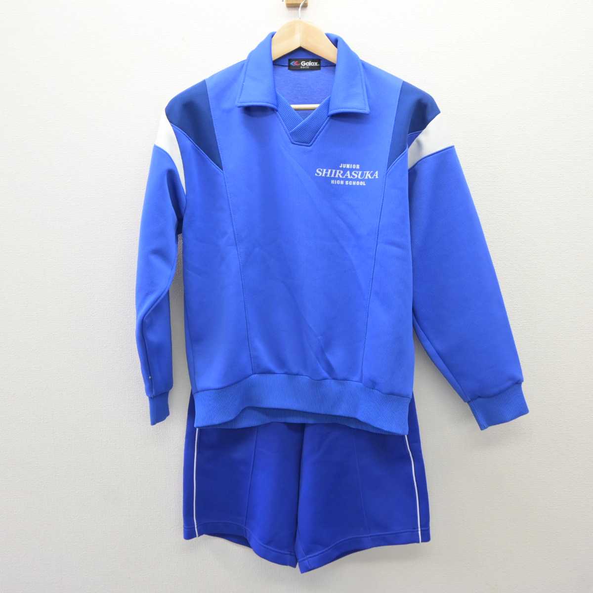 【中古】静岡県 白須賀中学校 女子制服 3点 (ジャージ 上・ジャージ 下・体操服 下) sf060038