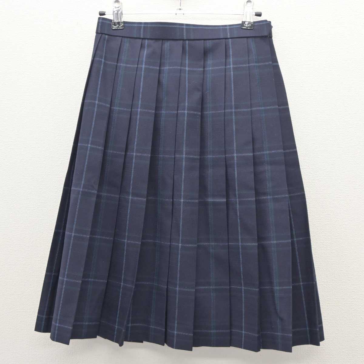 【中古】神奈川県 宮前平中学校 女子制服 4点 (ブレザー・シャツ・スカート) sf060045