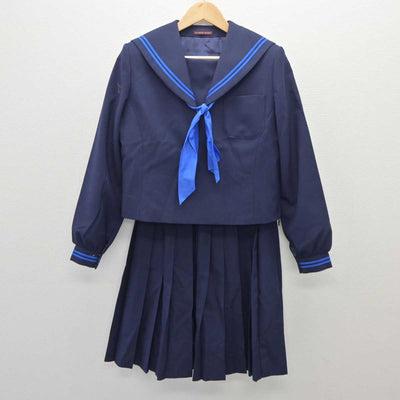 【中古】岐阜県 岐北中学校 女子制服 3点 (セーラー服・スカート) sf060052