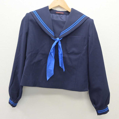 【中古】岐阜県 岐北中学校 女子制服 3点 (セーラー服・スカート) sf060052