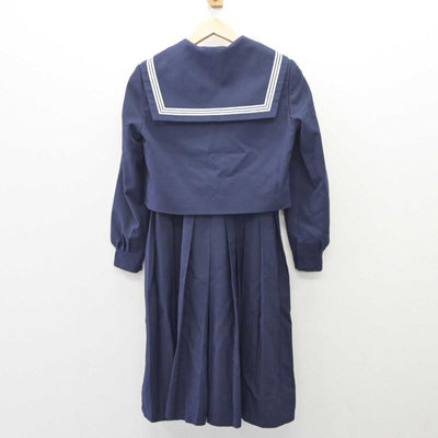 【中古】福岡県 古賀中学校 女子制服 2点 (セーラー服・ジャンパースカート) sf060065