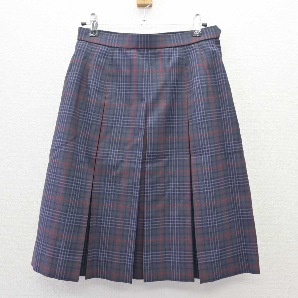 【中古】北海道 藤野中学校 女子制服 4点 (ブレザー・ベスト・スカート) sf060068