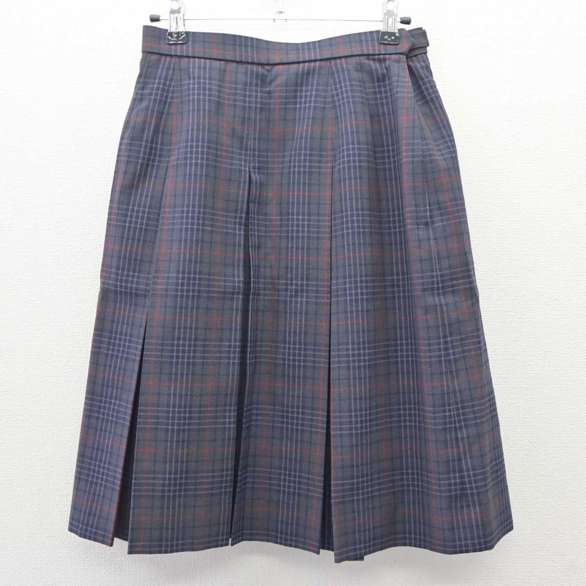 【中古】北海道 藤野中学校 女子制服 2点 (ベスト・スカート) sf060069