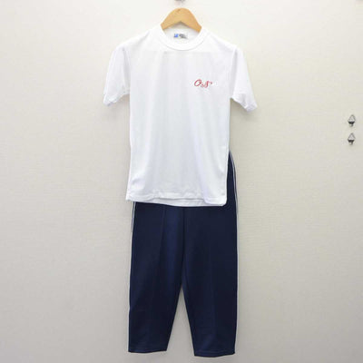 【中古】東京都 大妻中野高等学校 女子制服 2点 (体操服 上・ジャージ 下) sf060071