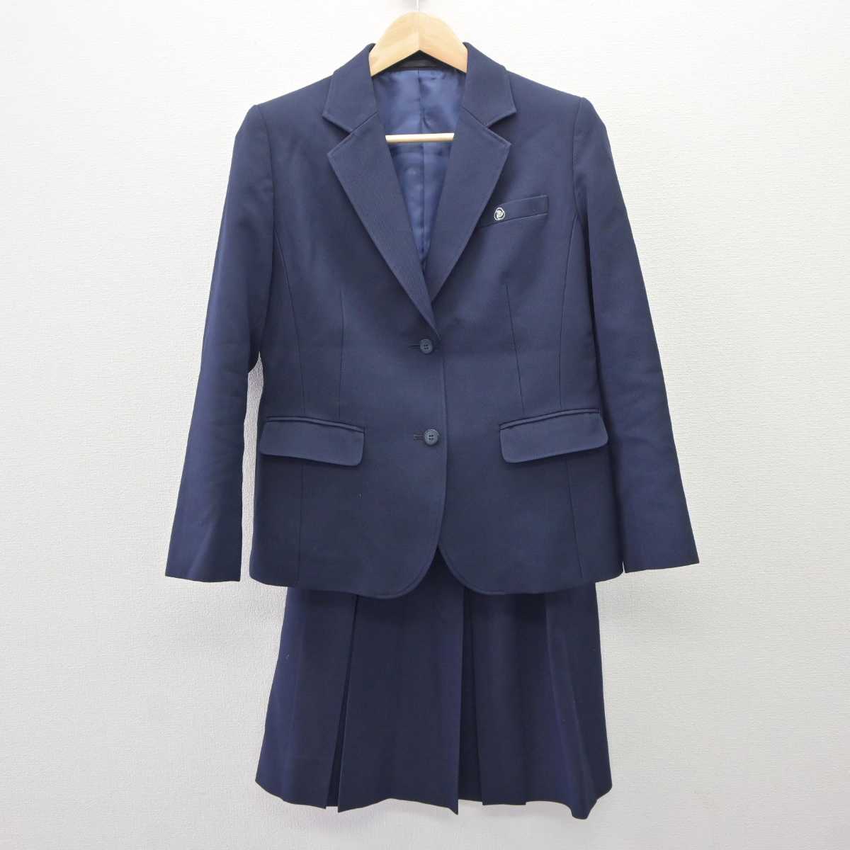 【中古】滋賀県 草津東高等学校 女子制服 3点 (ブレザー・スカート・スカート) sf060076