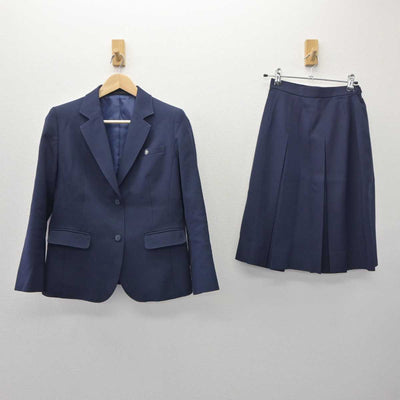 【中古】滋賀県 草津東高等学校 女子制服 3点 (ブレザー・スカート・スカート) sf060076