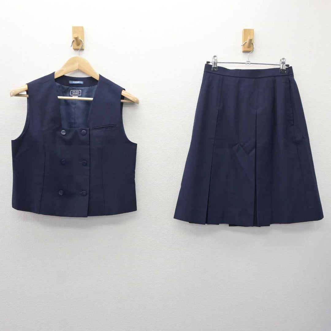 【中古】埼玉県 川越女子高等学校 女子制服 2点 (ベスト・スカート) sf060079 | 中古制服通販パレイド