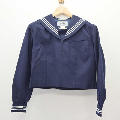 【中古】埼玉県 松山女子高等学校 女子制服 2点 (セーラー服・スカート) sf060080