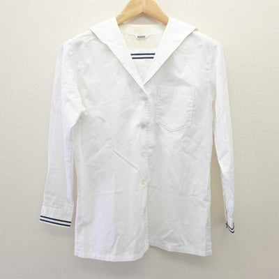 【中古】岡山県 就実高等学校 女子制服 2点 (シャツ・ニット) sf060083