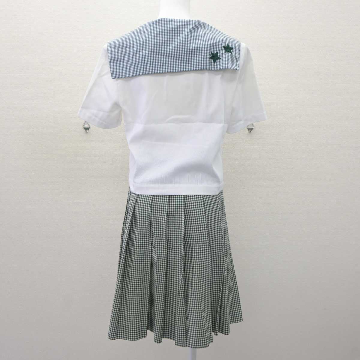 【中古】岡山県 就実高等学校 女子制服 2点 (セーラー服・スカート) sf060084