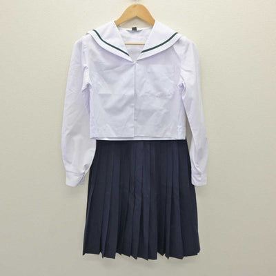 【中古】和歌山県 岩出中学校 女子制服 3点 (セーラー服・スカート) sf060101