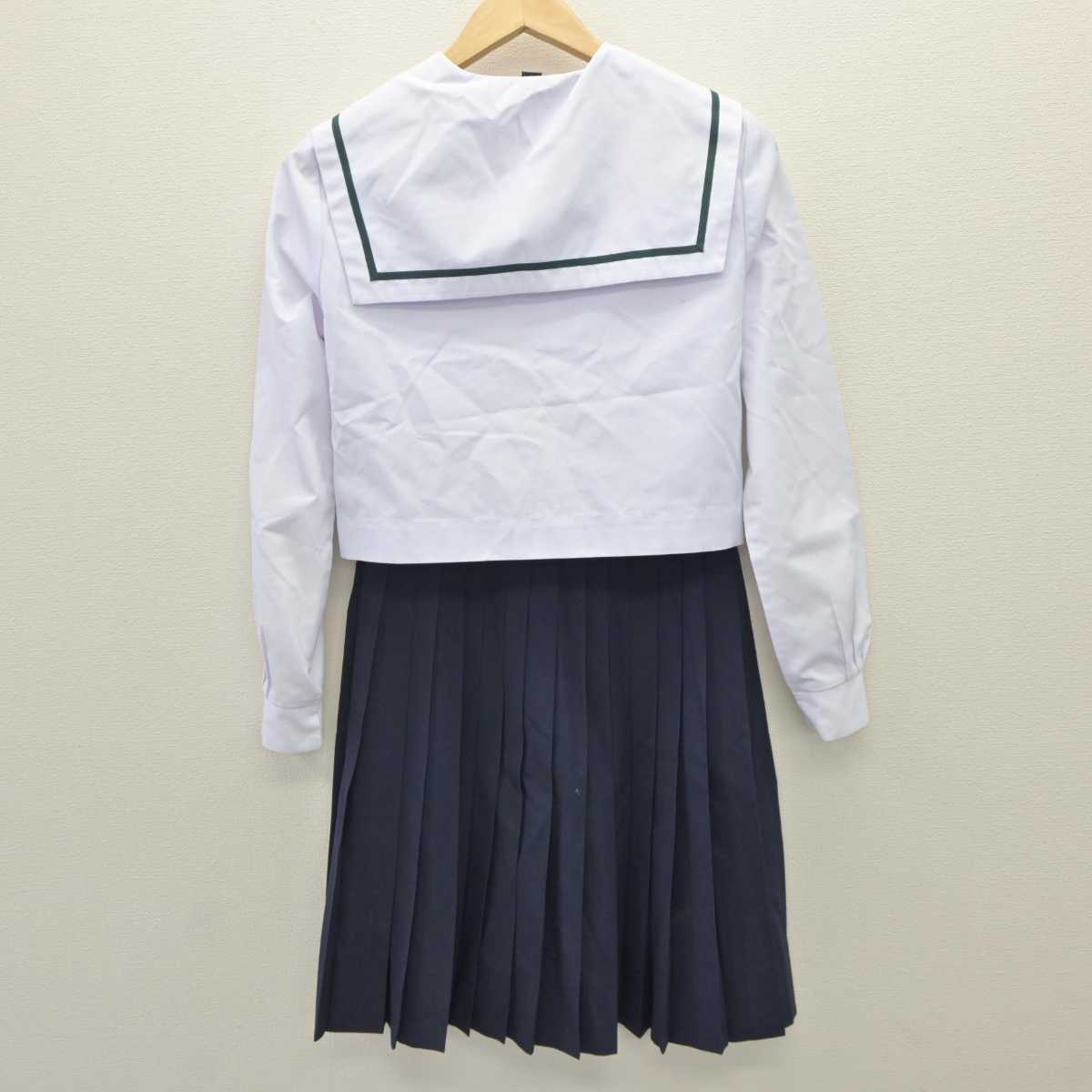 【中古】和歌山県 岩出中学校 女子制服 3点 (セーラー服・スカート) sf060101