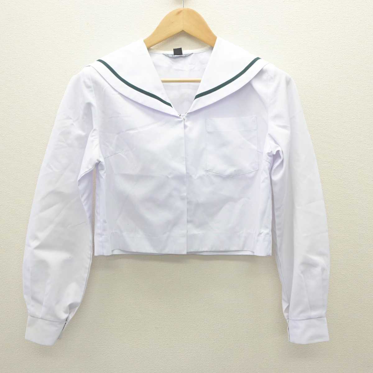 【中古】和歌山県 岩出中学校 女子制服 3点 (セーラー服・スカート) sf060101