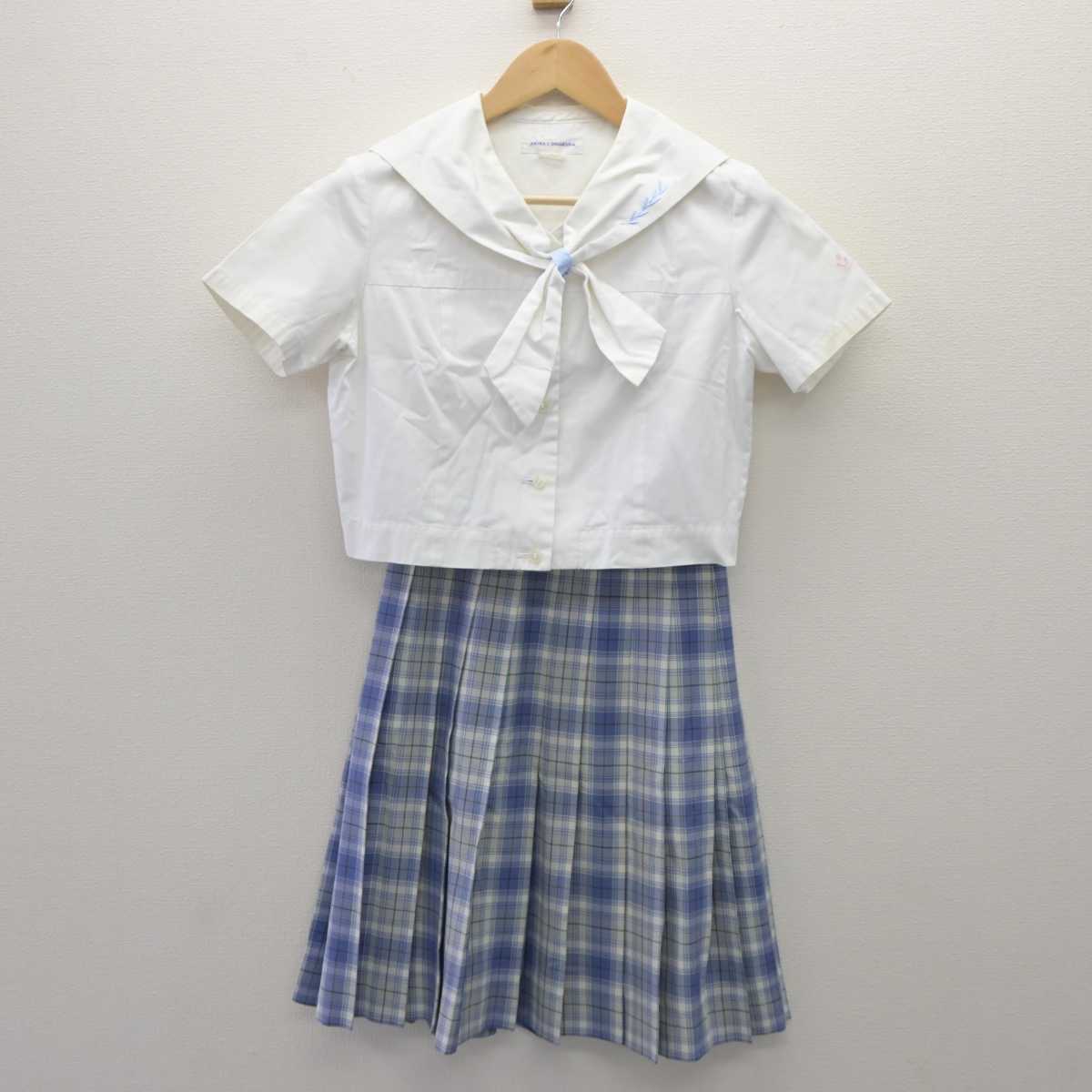 【中古】愛知県 名城大学附属高等学校 女子制服 3点 (セーラー服・スカート) sf060104