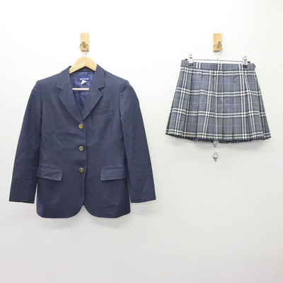 【中古】神奈川県 藤沢総合高等学校 女子制服 2点 (ブレザー・スカート) sf060106