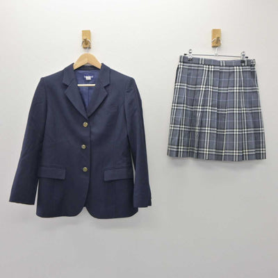 【中古】神奈川県 藤沢総合高等学校 女子制服 2点 (ブレザー・スカート) sf060107