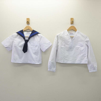 【中古】長野県 岡谷東高等学校 女子制服 3点 (セーラー服) sf060110