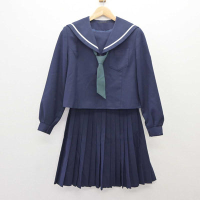 【中古】和歌山県 岩出中学校  女子制服 3点 (セーラー服・スカート) sf060111