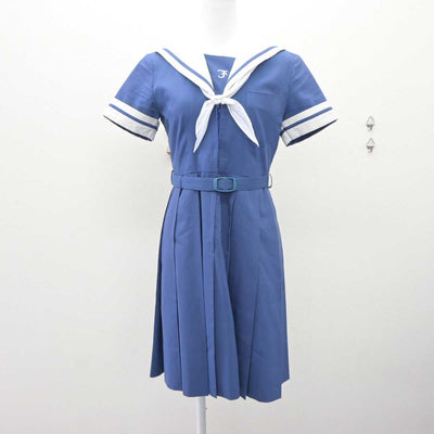 【中古】熊本県 熊本学園大学付属高等学校 女子制服 2点 (ワンピース) sf060116