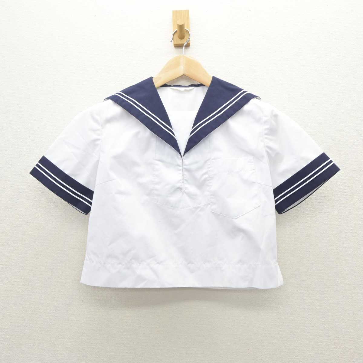 【中古】熊本県 出水南中学校 女子制服 2点 (セーラー服・セーラー服) sf060120