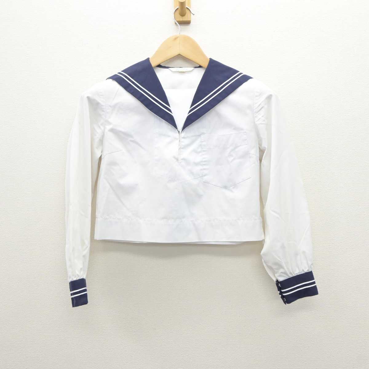 【中古】熊本県 出水南中学校 女子制服 2点 (セーラー服・セーラー服) sf060121