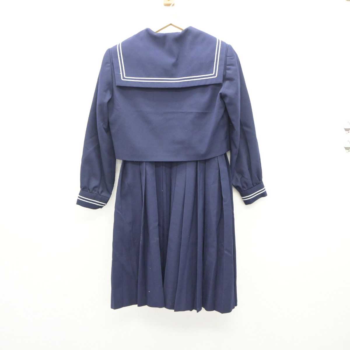 【中古】熊本県 出水南中学校 女子制服 2点 (セーラー服・ジャンパースカート) sf060122