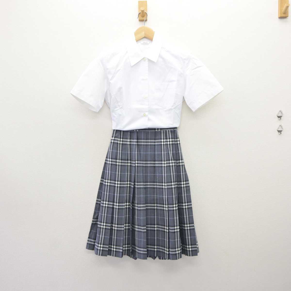 【中古】大分県 三重総合高等学校 女子制服 3点 (シャツ・スカート) sf060126