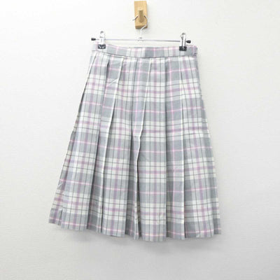 【中古】山口県 中村女子高等学校 女子制服 2点 (ニットベスト・スカート) sf060129