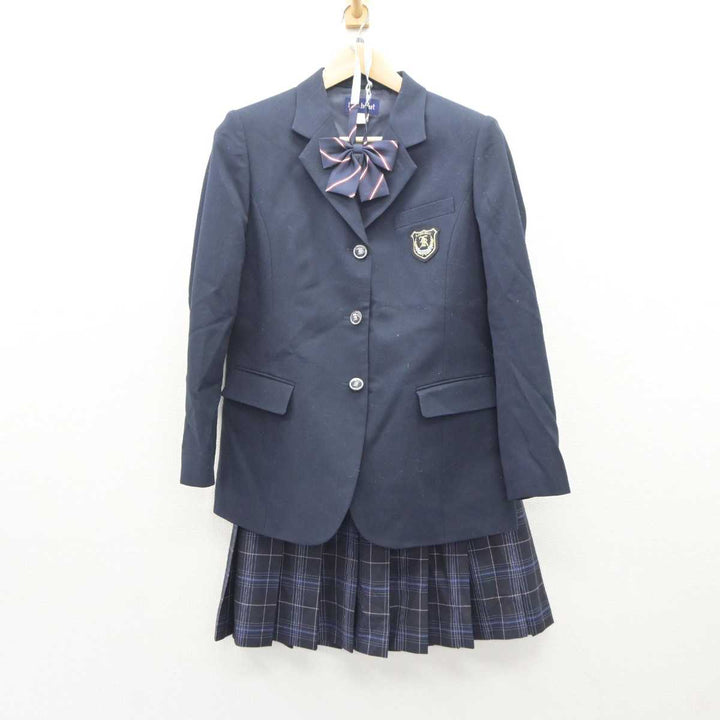 中古】大阪府 東淀川高等学校 女子制服 4点 (ブレザー・ニット