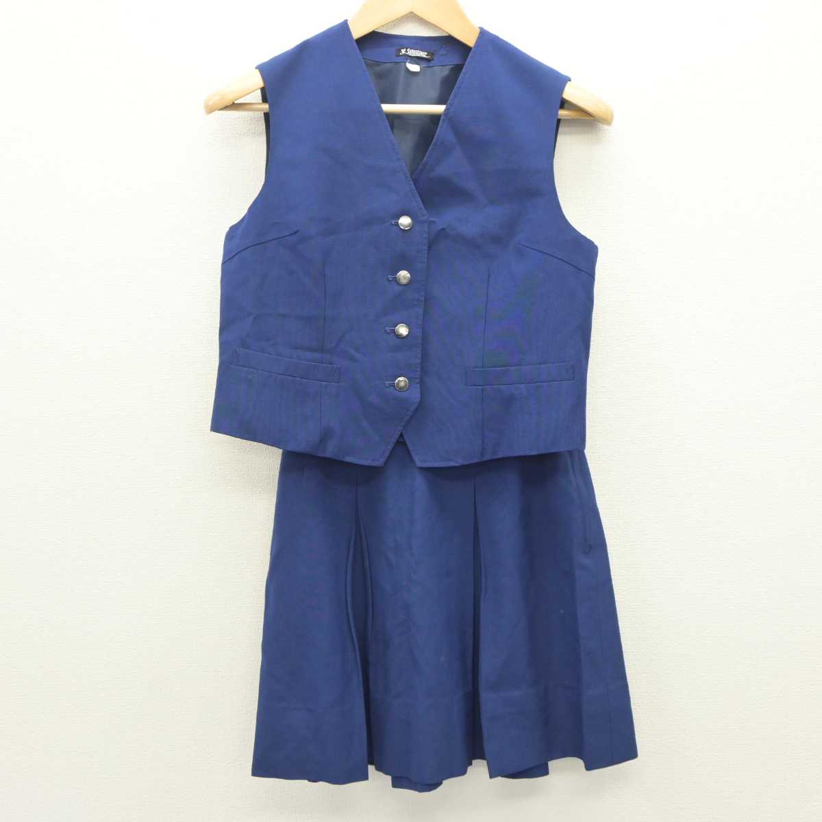 【中古】神奈川県 有馬中学校 女子制服 2点 (ベスト・スカート) sf060138