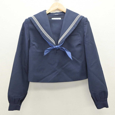 【中古】福岡県 長丘中学校 女子制服 3点 (セーラー服・ジャンパースカート) sf060142