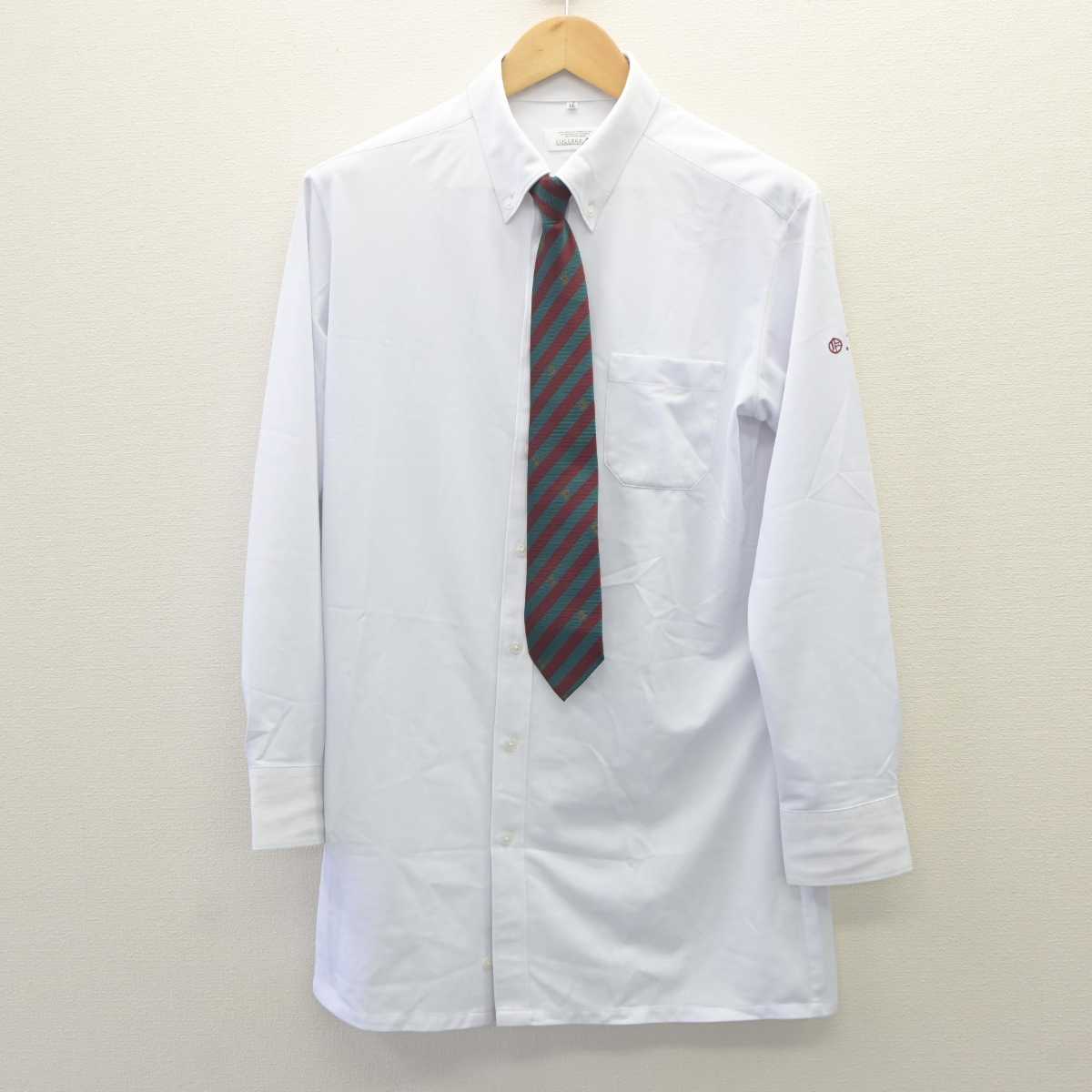 【中古】福岡県 折尾高等学校 男子制服 2点 (シャツ) sf060145