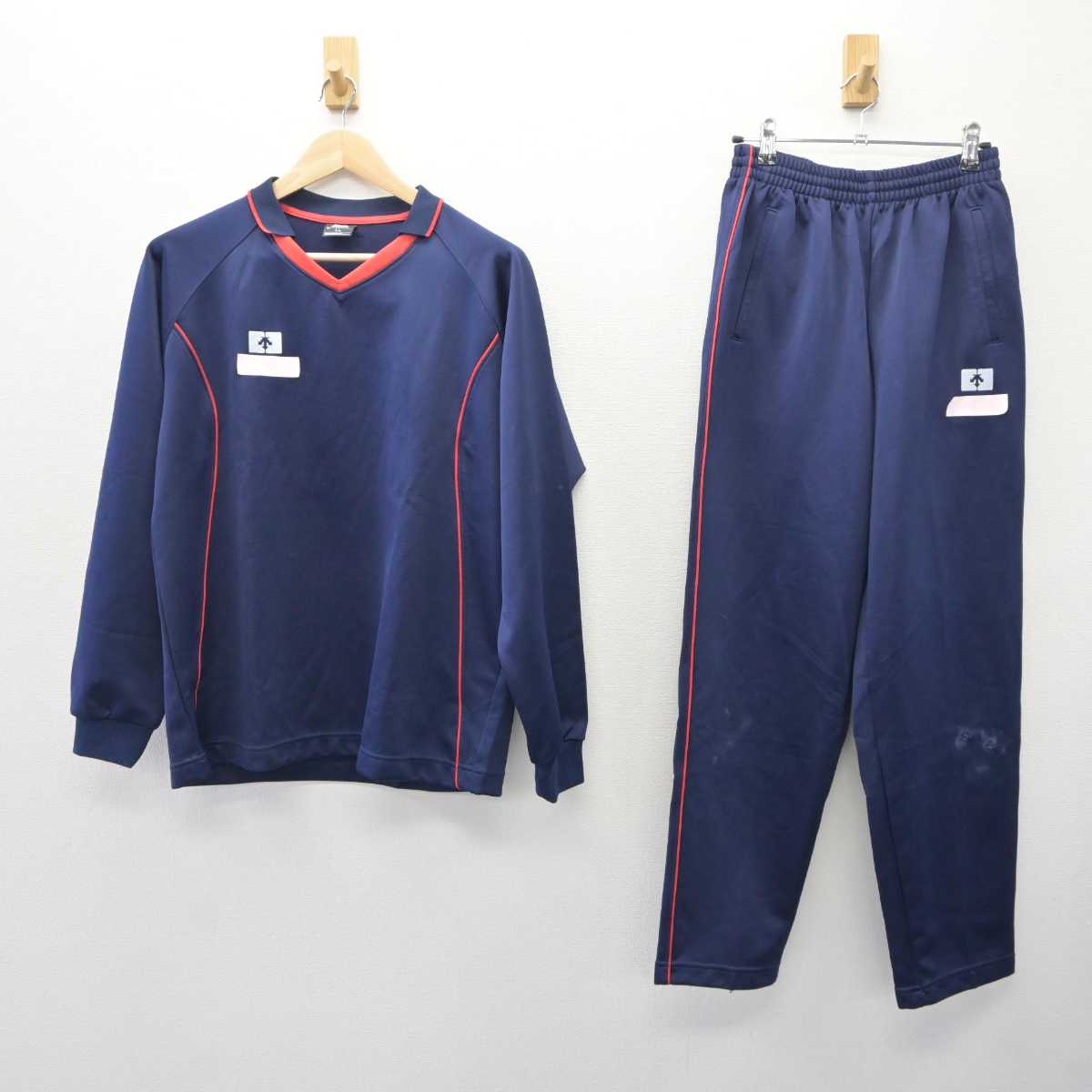 【中古】福岡県 折尾高等学校 男子制服 2点 (ジャージ 上・ジャージ 下) sf060148