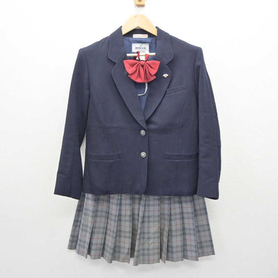 【中古】愛知県 名古屋経済大学高蔵高等学校中学校 女子制服 4点 (ブレザー・ベスト・スカート) sf060157