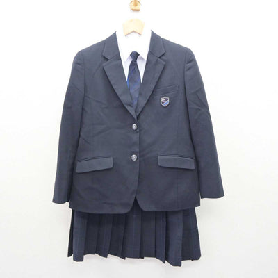 【中古】神奈川県 氷取沢高等学校 女子制服 5点 (ブレザー・ニット・シャツ・スカート) sf060159