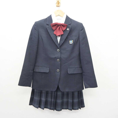 【中古】埼玉県 花咲徳栄高等学校 女子制服 4点 (ブレザー・シャツ・スカート) sf060165