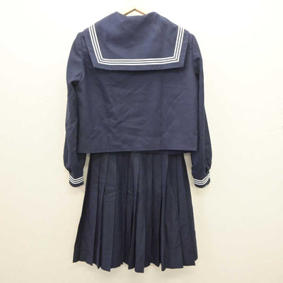 【中古】香川県 龍雲中学校 女子制服 3点 (セーラー服・スカート) sf060179