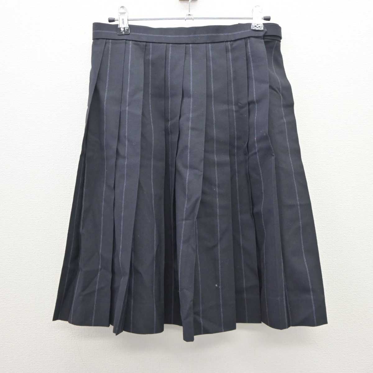 【中古】大阪府 大阪薫英女学院高等学校 女子制服 3点 (ニット・シャツ・スカート) sf060181