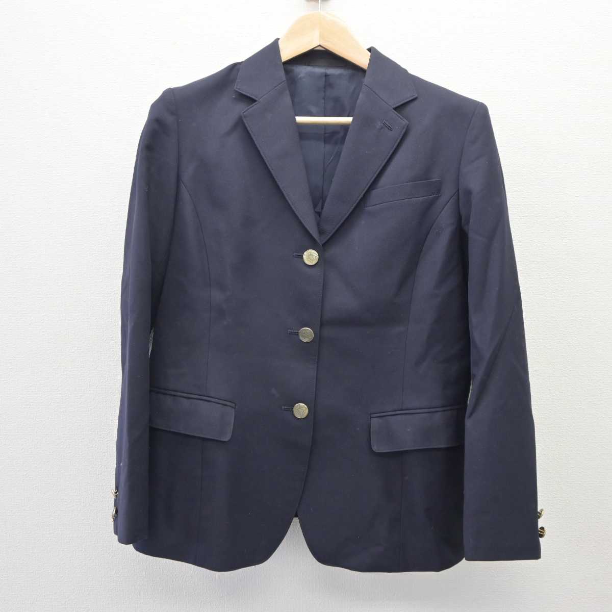 【中古】新潟県 巻総合高等学校 女子制服 3点 (ブレザー・スカート) sf060200