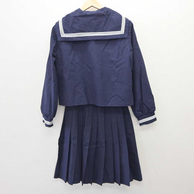 【中古】新潟県 巻東中学校 女子制服 5点 (セーラー服・スカート) sf060202