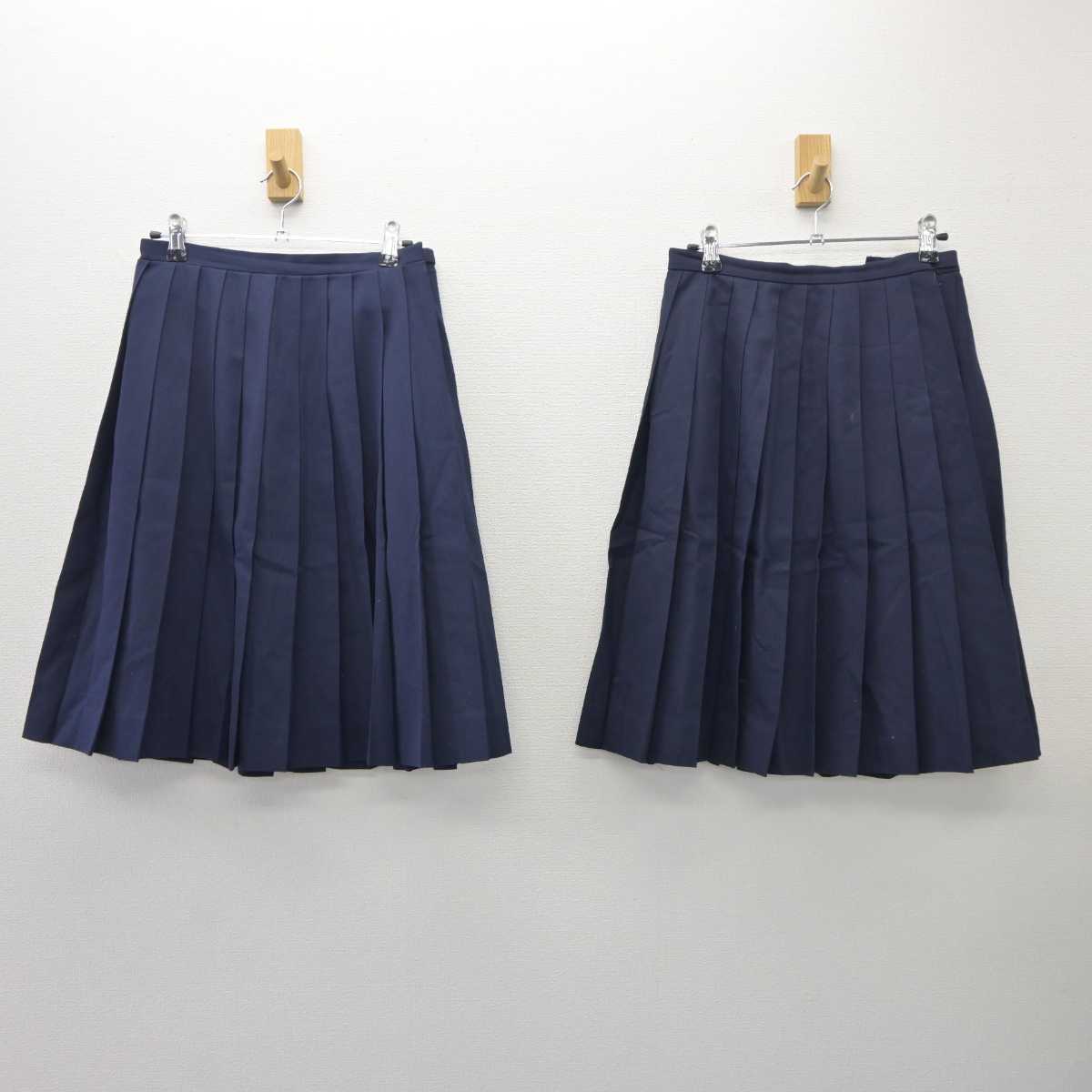 【中古】新潟県 巻東中学校 女子制服 5点 (セーラー服・スカート) sf060202