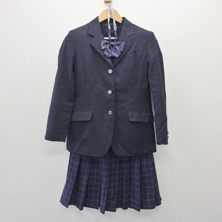 【中古】千葉県 生浜高等学校 女子制服 4点 (ブレザー・ニットベスト・スカート) sf060207 | 中古制服通販パレイド