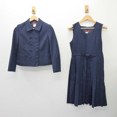 【中古】青森県 三沢高等学校 女子制服 2点 (ブレザー・ジャンパースカート) sf060208