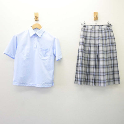 【中古】北海道 北海道札幌手稲高等学校 女子制服 2点 (シャツ・スカート) sf060220