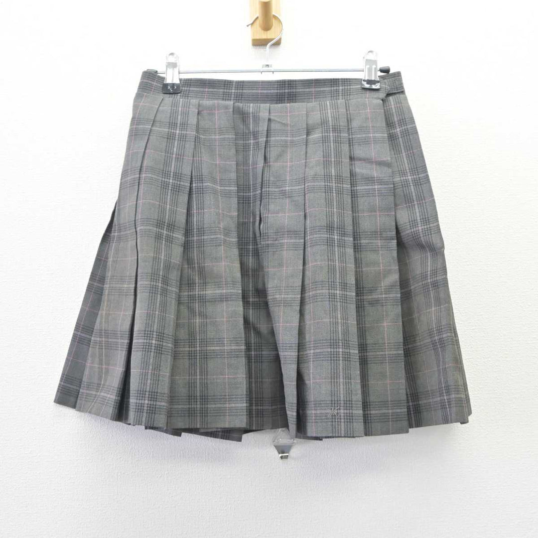 【中古】千葉県 小金高等学校 女子制服 3点 (ニットベスト・スカート) sf060223 | 中古制服通販パレイド