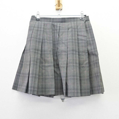 【中古】千葉県 小金高等学校 女子制服 3点 (ニットベスト・スカート) sf060223